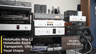 【比較試聴】HoloAudio May L2+Azure  VS  Luxman P-750U limited+DA-06