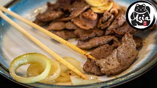 Bulgogi - koreański grill - wołowina, kalmar