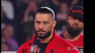 Roman Raimes Gets Mad At The Stone Cold Steve Austin What Chant WWE Raw 28/3/2022