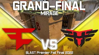 Grand-final! FaZe vs Heroic - Mirage (map 3) - BLAST Premier Fall Final | CSGO | HIGHLIGHTS