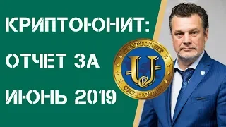 КРИПТОЮНИТ: отчет за ИЮНЬ 2019 - доходы от роста криптовалют и участия в IPO