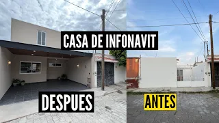 Remodelacion de CASA de INTERES SOCIAL de 1 a 2 Pisos