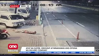 Delivery company, hinoldup ng apat na magnanakaw