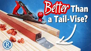 This simple piece of steel is BETTER than a tail-vise. Installs in seconds.