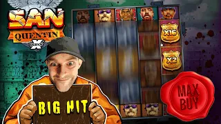 MASSIVE SLOTS HIT from San Quentin 5 scatter Bonus Buy