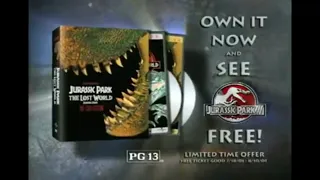 Jurassic Park VHS and DVD Commercials