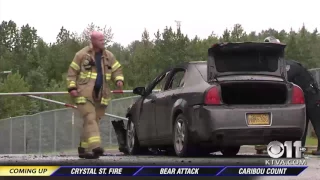 APD and AFD respond to car fire in Mountain View