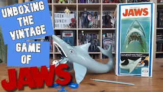 UNBOXING of the vintage classic game of JAWS from 1975