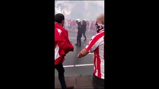 ULTRAS Sporting Gijón vs Cops