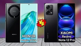 HONOR Magic 5 Lite vs XIAOMI Redmi Note 12 Pro | Redmi Note 12 Pro 5G vs Honor Magic 5 Lite 5G Specs