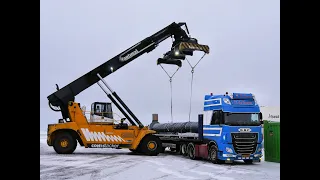 Shipsupplying in Finland with Christmas - WV 23 - William de Zeeuw Trucking