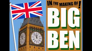 D.I.Y London's Big Ben, Westminster, crafted monument, cardboard, wood, paint, matchsticks. #uk
