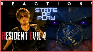 NEW GAMEPLAY! | Resident Evil 4 Remake | Suicide Squad | PS State Of Play February 2023 | REACTION!