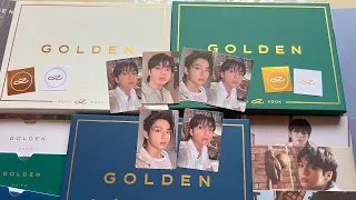 [Unboxing] Jungkook - Solo Album “Golden” Three Set • Substance • Shine • Solid 💛