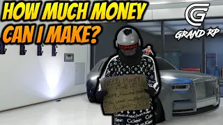 I Begged for Money for 24 HOURS in Grand RP....