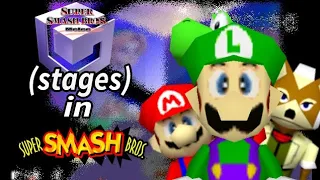 Gamecube stages in smash 64 (MOD)