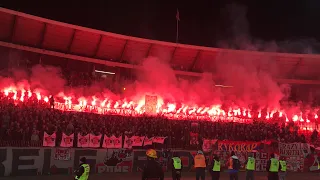 Delije - Hvala ti Miloje, bez tebe na klupi stvarno trulo je | Crvena zvezda - Radnik 2:1