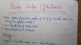 Herpes Zoster Ophthalmicus Ophthalmology