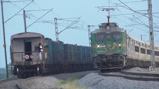 PERFECT Crossing TRAINS | Diesel vs Electric | Electric vs Electric | 15 in 1 Indian Railways