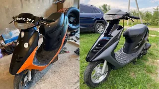 ВОССТАНОВЛЕНИЕ СТАРОГО ЯПОНСКОГО СКУТЕРА ОЖИВЛЕНИЕ МОПЕДА HONDA DIO 27