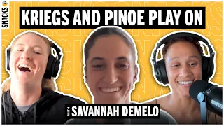 Kriegs and Pinoe Play On with Savannah DeMelo | Snacks with Lynn Williams & Sam Mewis