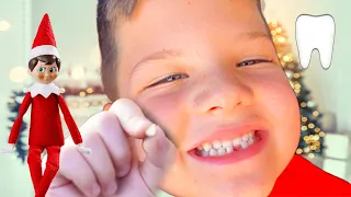 CALEB LOOSES FIRST TOOTH + Money SURPRISE FROM THE TOOTH FAIRY and GIFT from ELF ON THE SHELF!