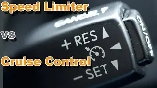 What is the difference between a speed limiter and cruise control?