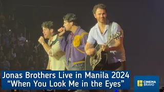Jonas Brothers performs “When You Look Me in the Eyes” Live in Manila concert at MOA Arena Feb 2024