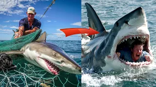 Рыбак спас белую акулу, а затем произошло что-то шокирующее!