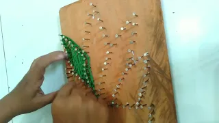 String Art || Karya seni dari Paku dan Benang