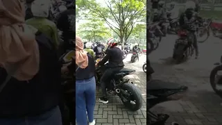 Mocil di geber moge z1000 langsung terdiam 😂