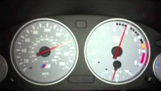 BMW M5 E39 at top speed on German Autobahn