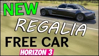 Forza Horizon 3 Regalia - How To Get, Review, Gameplay + Car Sounds! FH3 Regalia (FREE CAR)
