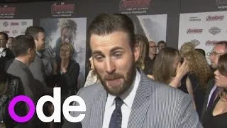 Chris Evans' bizarre interview at Avengers: Age of Ultron premiere