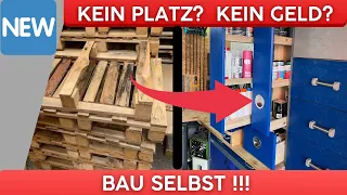 KEIN PLATZ IN DEINER WERKSTATT ???!!! | HOBBYHOLZWURM #upcycling #diy #palletfurniture  #woodworking