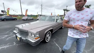 1983 Cadillac Fleetwood Brougham Driving Video! 15,000 ORIGINAL MILES