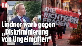 Wahlkampf-Video bringt Lindner in Erklärungsnot | Die Richtigen Fragen