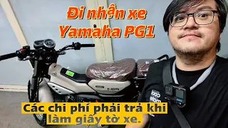 Đi nhận xe Yamaha PG-1 ngay ngày Noel và các chi phí khi ra bảng số tại TP. Hồ Chí Minh.