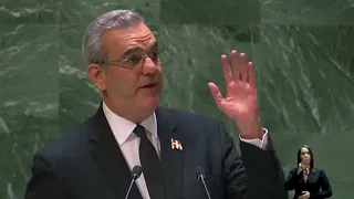 Discurso íntegro del presidente Luis Abinader ante la ONU sobre tema haitiano