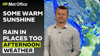 25/05/24 – Bright, cloudy in the southeast – Afternoon Weather Forecast UK – Met Office Weather