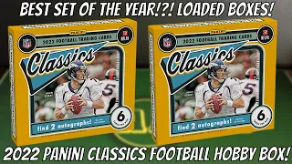 AWESOME BOXES! 2022 Panini Classics Football Hobby Box Review