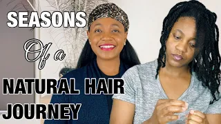 Your natural hair journey SUCKS | why you don’t enjoy your hair |seasons of a natural hair journey