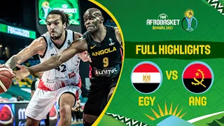 Egypt - Angola | Game Highlights - FIBA AfroBasket 2021