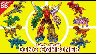 LEGO Combiner Dino Warrior LWCK 60003 FINAL ⚡️ Speed build How to make a Robot Transformers bricks