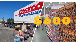 SHOP IN COSTCO WITH ME & NATE $600 HAUL!