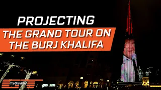 Projecting Jeremy Clarkson, Richard Hammond & James May's Faces On The Burj Khalifa | The Grand Tour