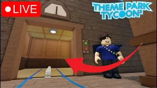 🔴 Building a DOORS Dark Ride/Coaster in Theme Park Tycoon 2!