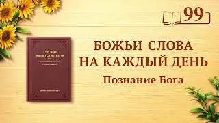 Божьи слова на каждый день: Познание Бога | Отрывок 99