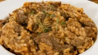 RISOTO DE CARNE FÁCIL