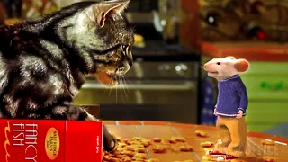 "A mouse with a pet cat?" | Stuart Little | CLIP